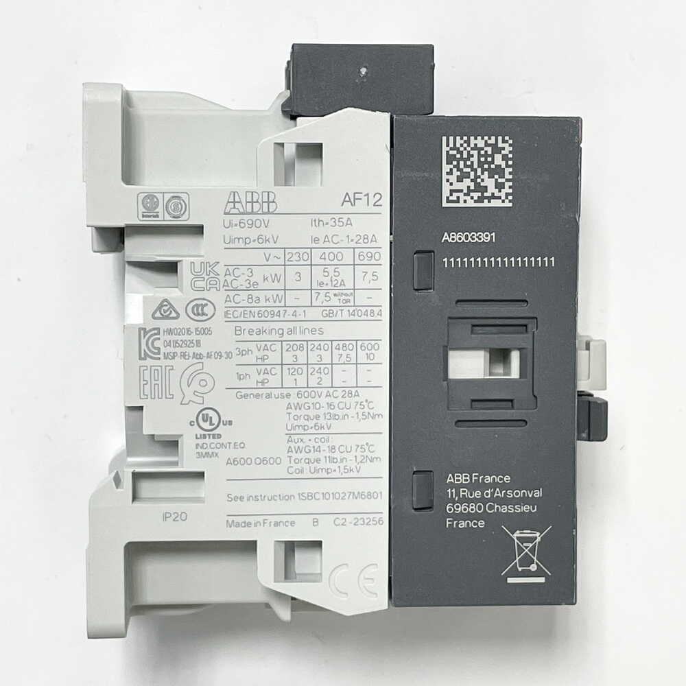 Контактор ABB 12А 110-250В AC/DC AF12-30-10-13 ( 1SBL157001R1310 )